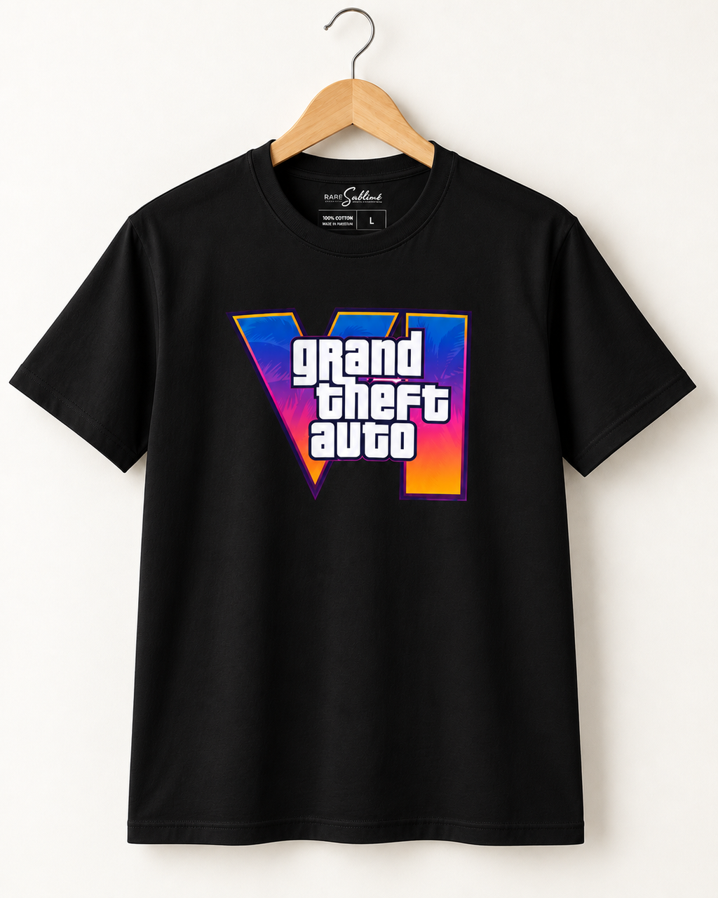 Retro Gaming VI Black T-Shirt