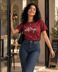 Allergic to Negative Energy T-Shirt – Premium Cotton Graphic Tee for Women