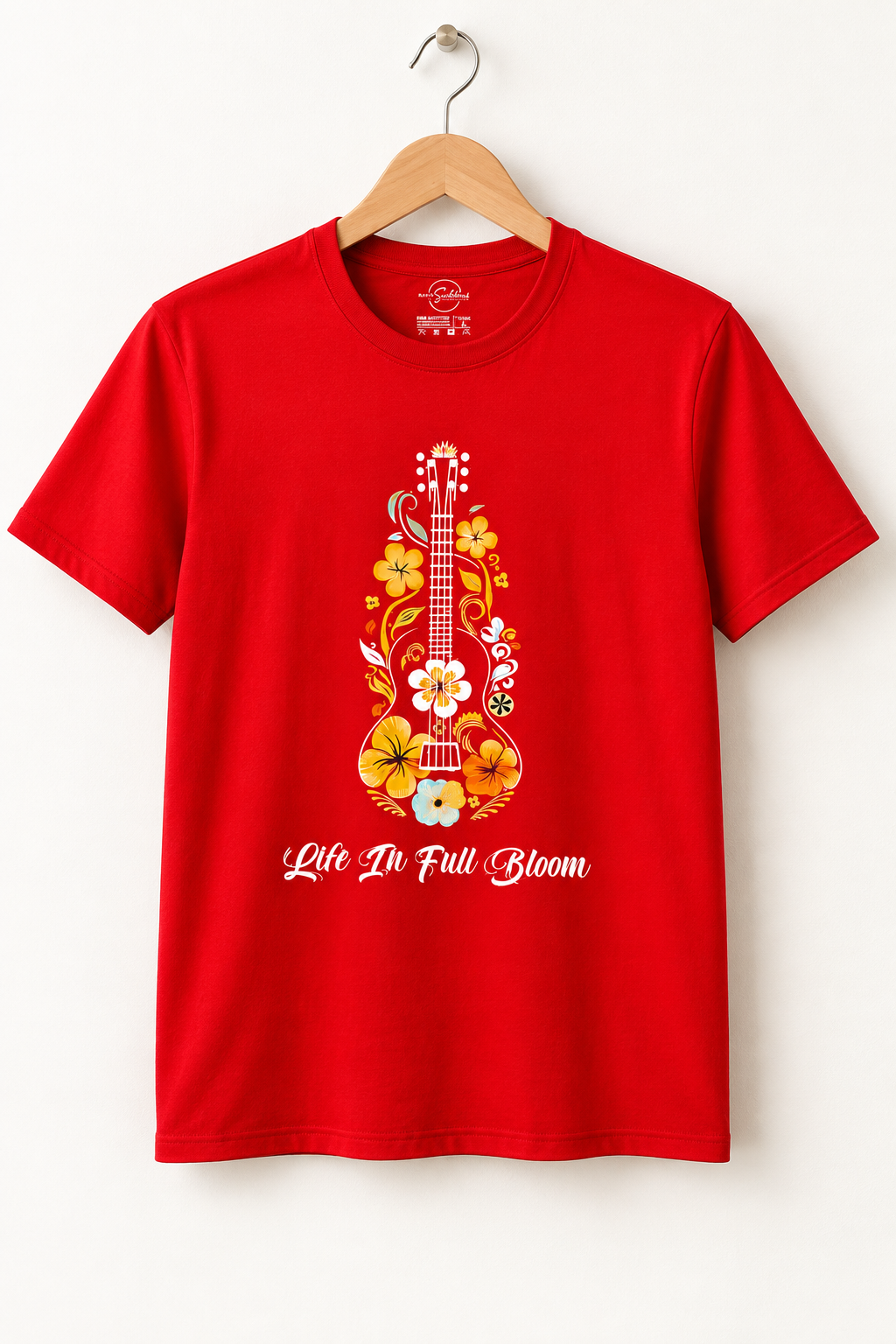 Life In Full Bloom Red T-Shirt