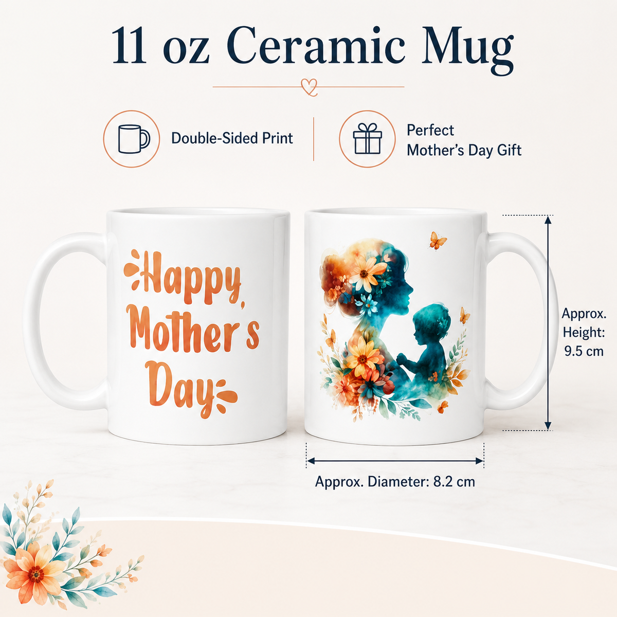 Mother's Day Mug – Personalized Gift for Mom | Rare Sublimé