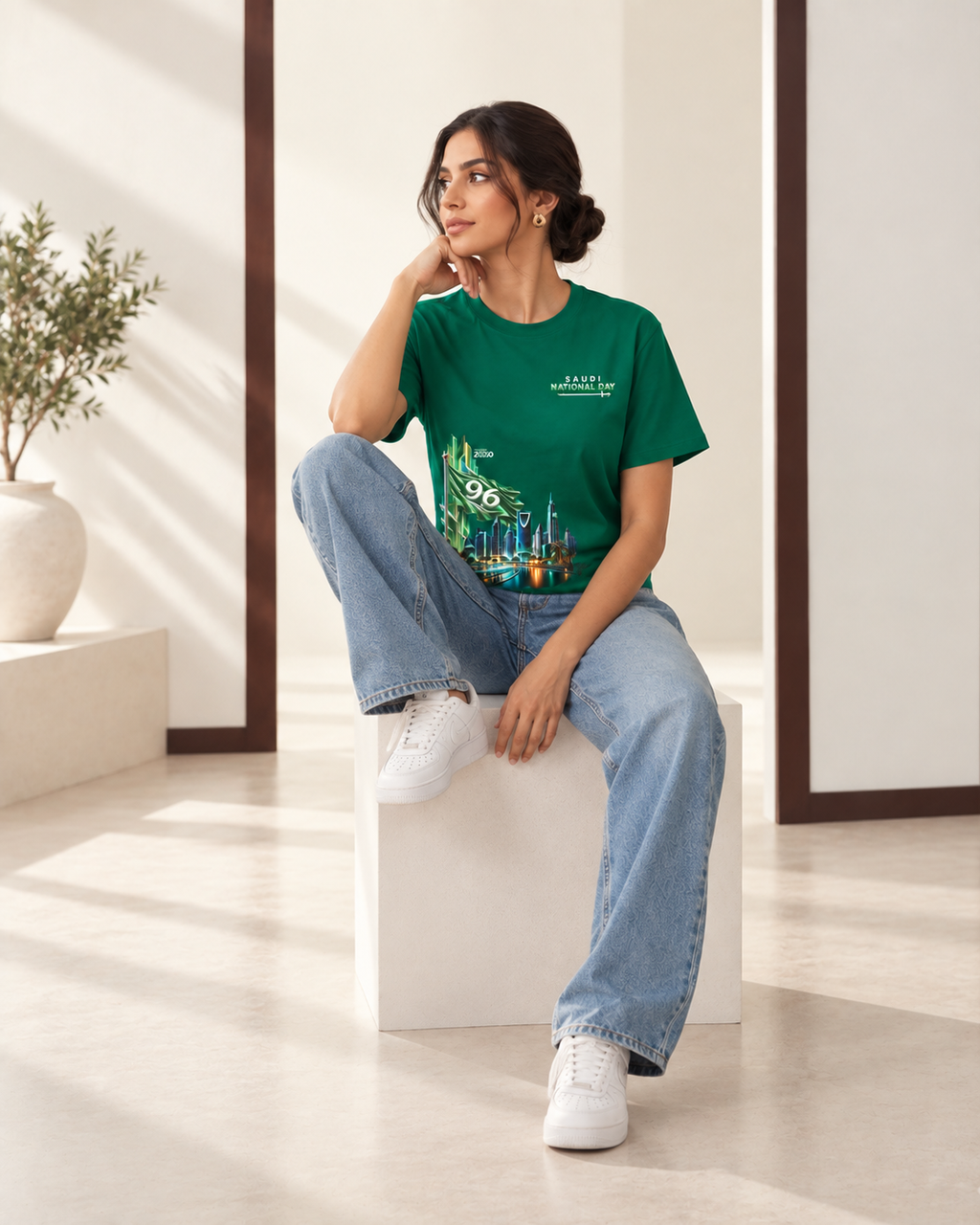 Saudi Spirit 96 T-Shirt | National Day Collection