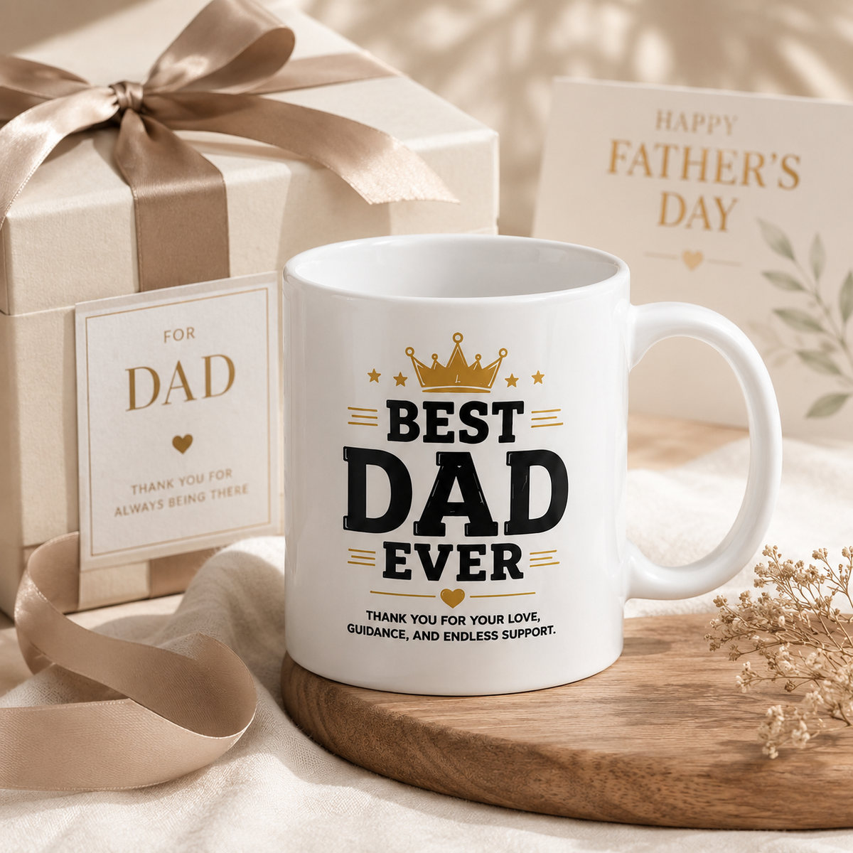Best Dad Ever T-Shirt – Men's Father's Day Gift