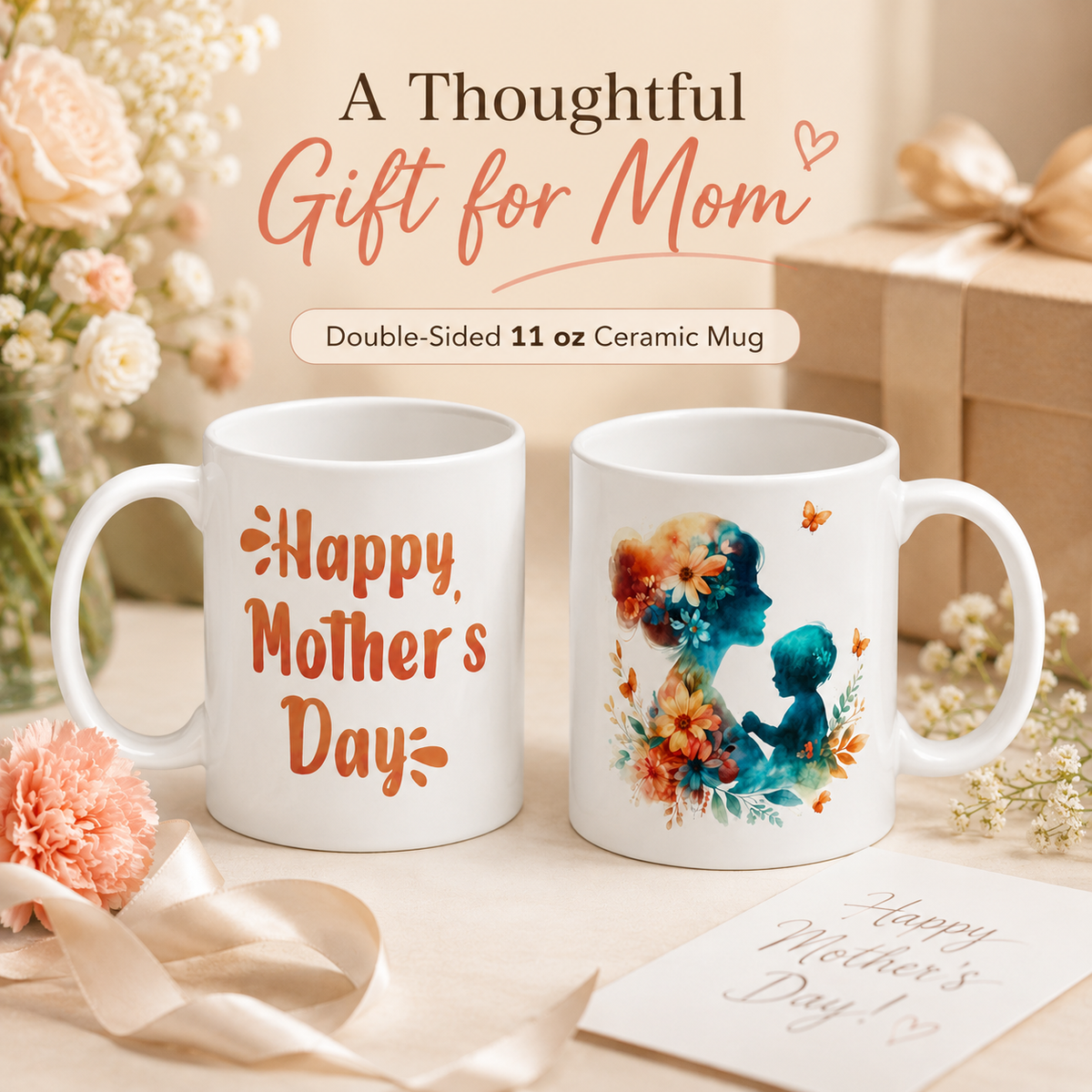 Mother's Day Mug – Personalized Gift for Mom | Rare Sublimé