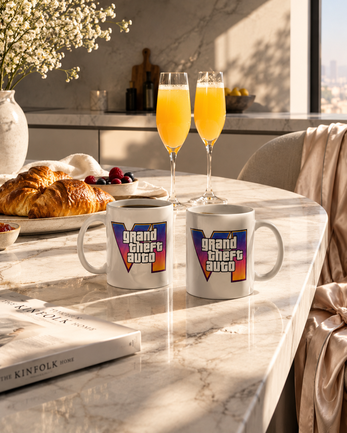 GTA IV Inspired Printed Ceramic Mug – 11 oz | Rare Sublimé