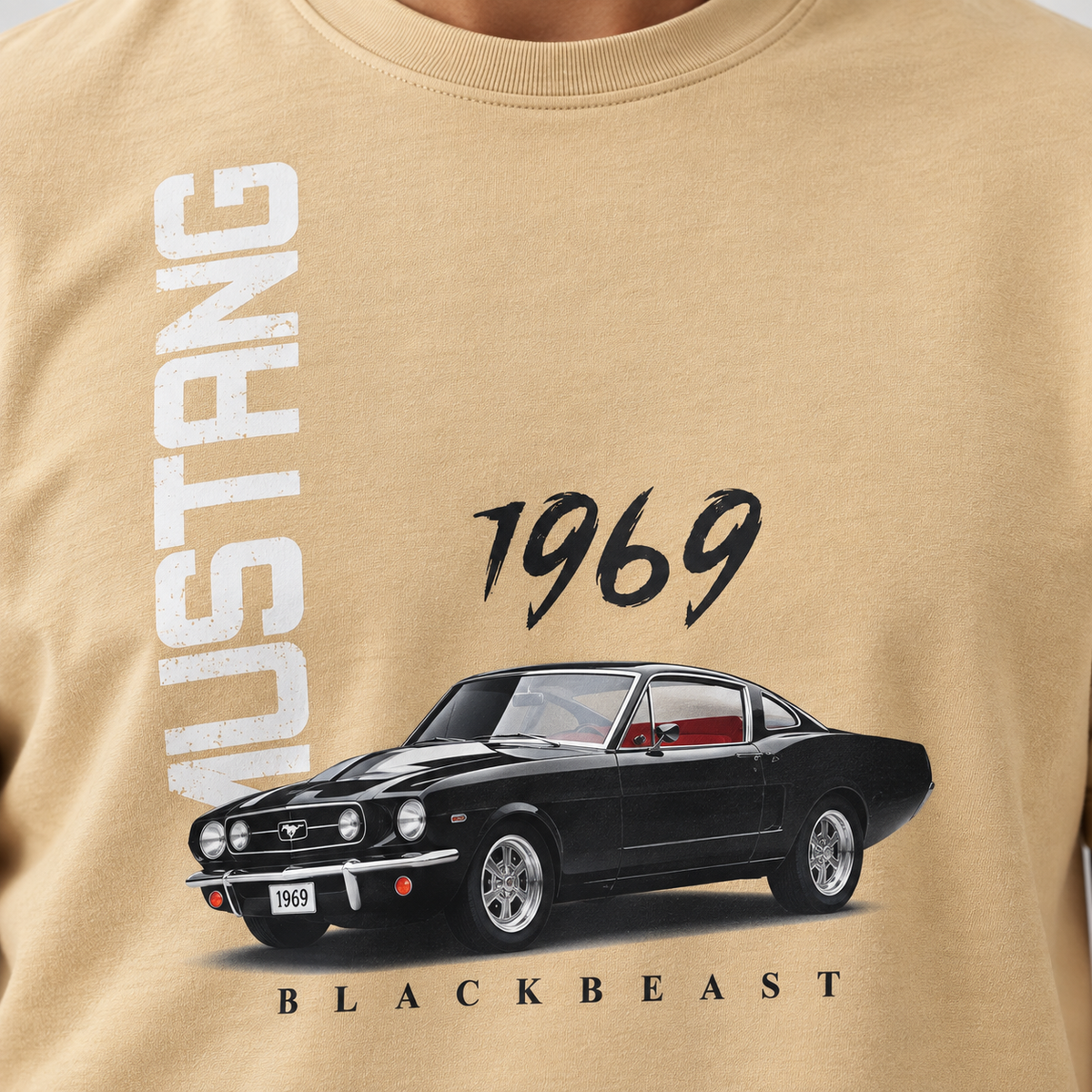 Men’s 1969 Blackbeast Graphic T-Shirt – 100% Cotton