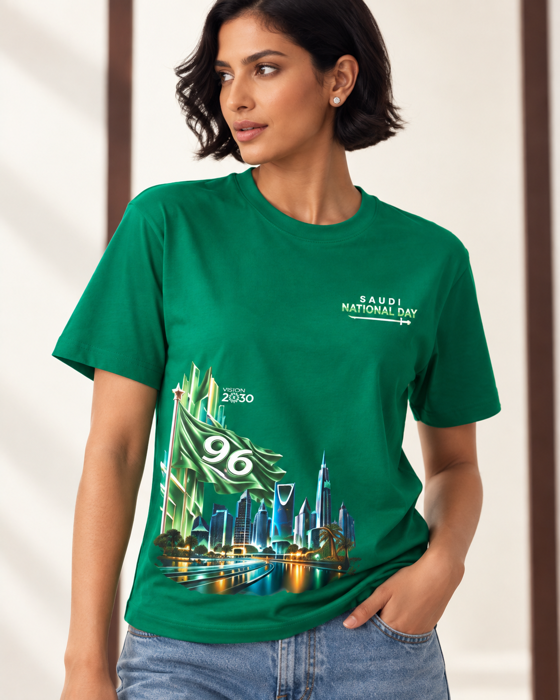 Saudi Spirit 96 T-Shirt | National Day Collection